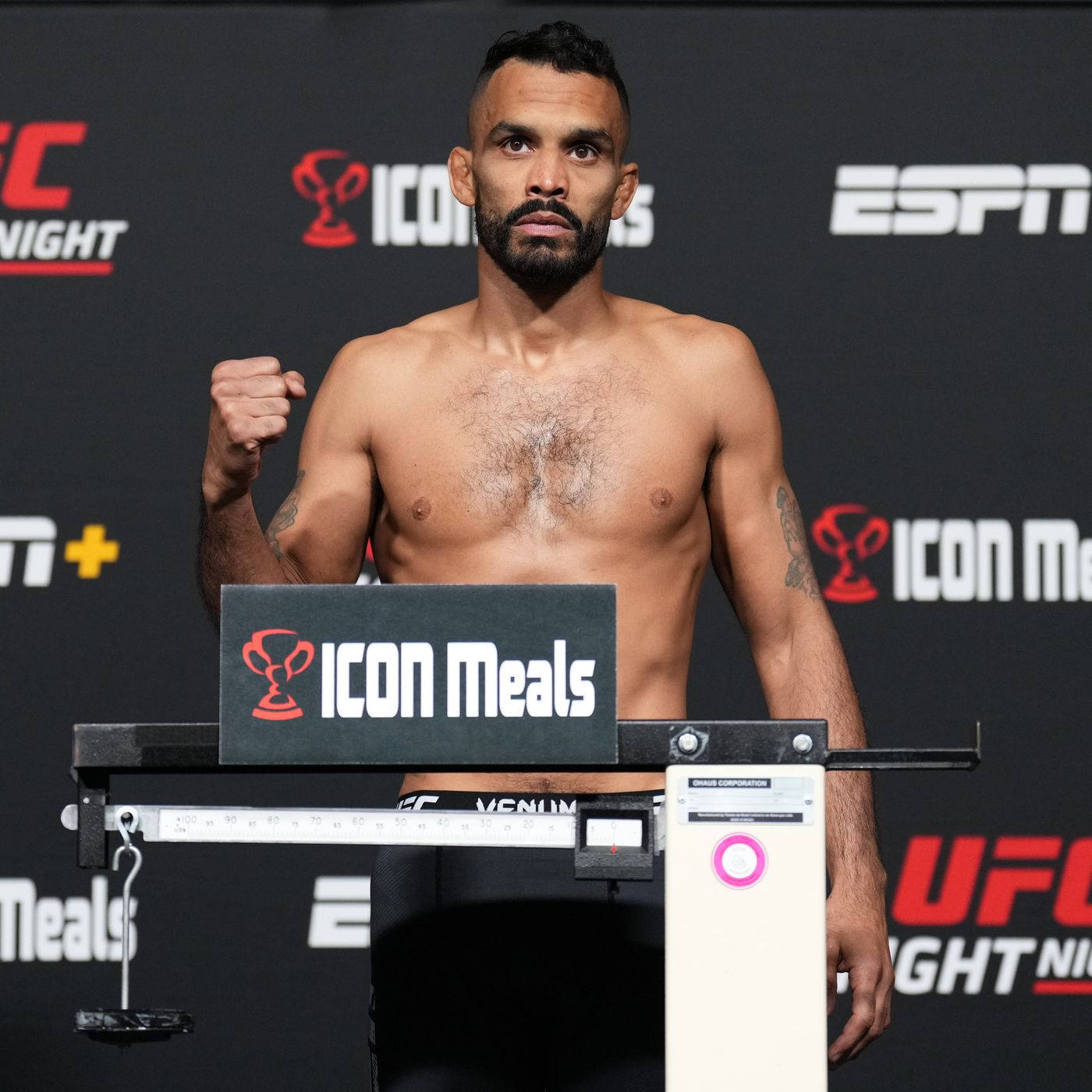 Rob Font Clenching His Fist Background