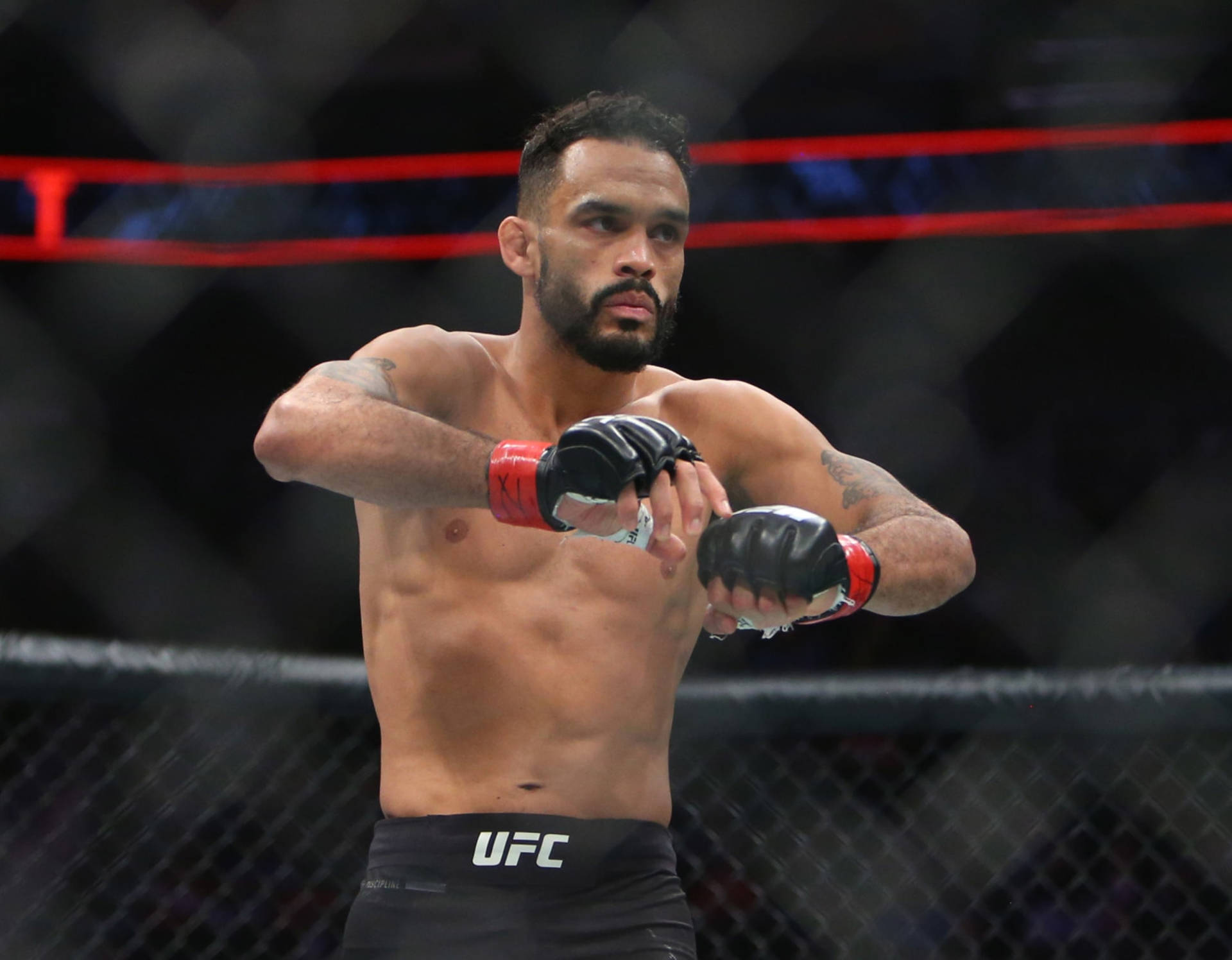 Rob Font With A Serious Expression Background