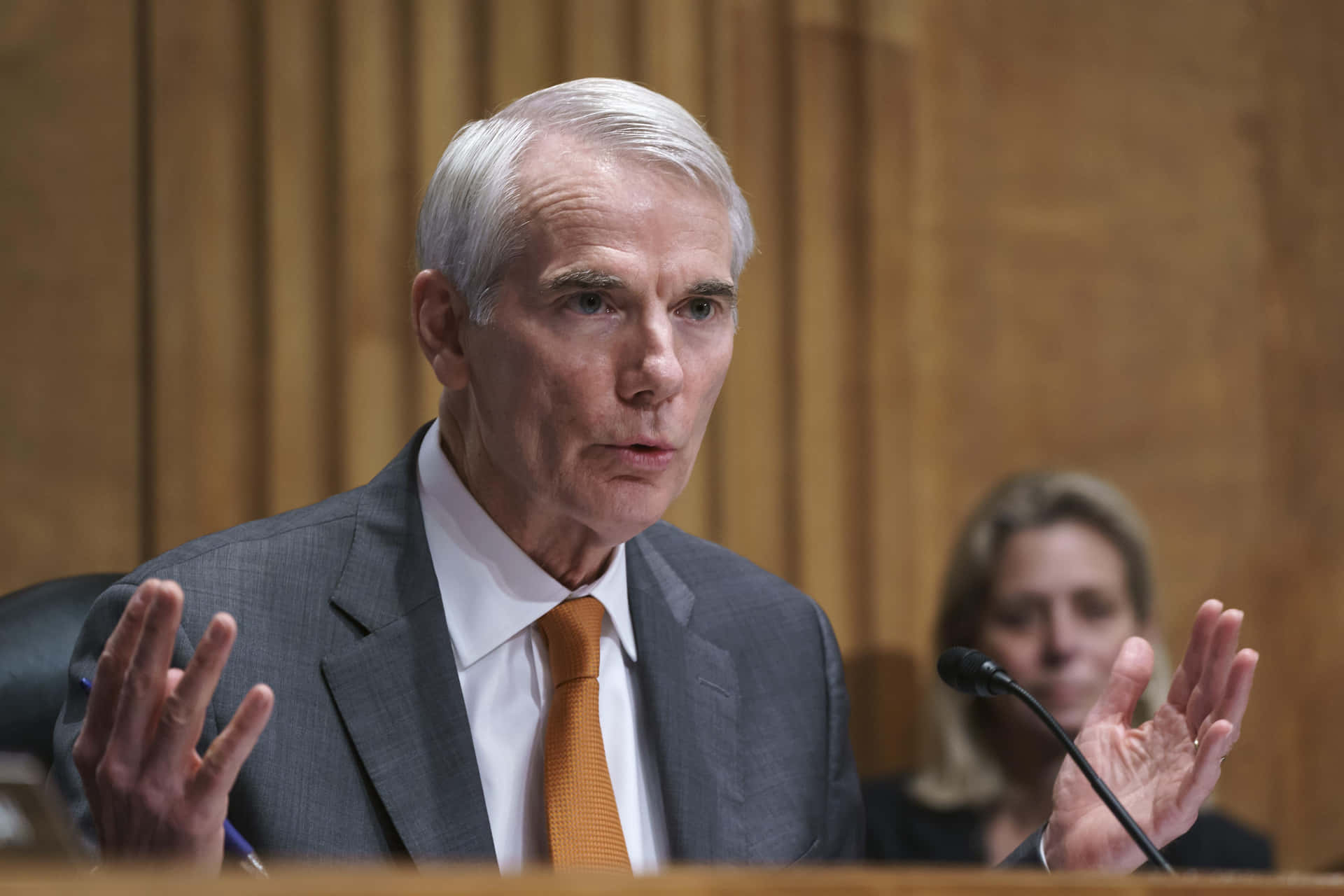 Rob Portman With Open Hands