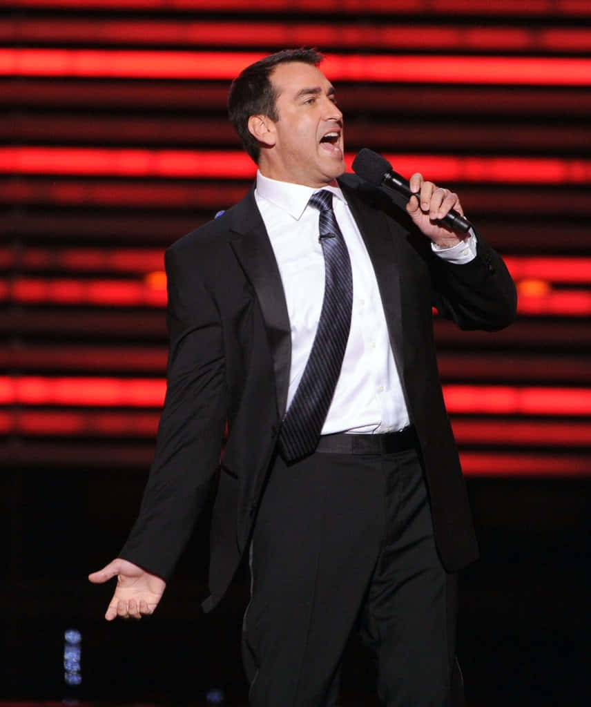 Rob Riggle Poses For The Camera Background