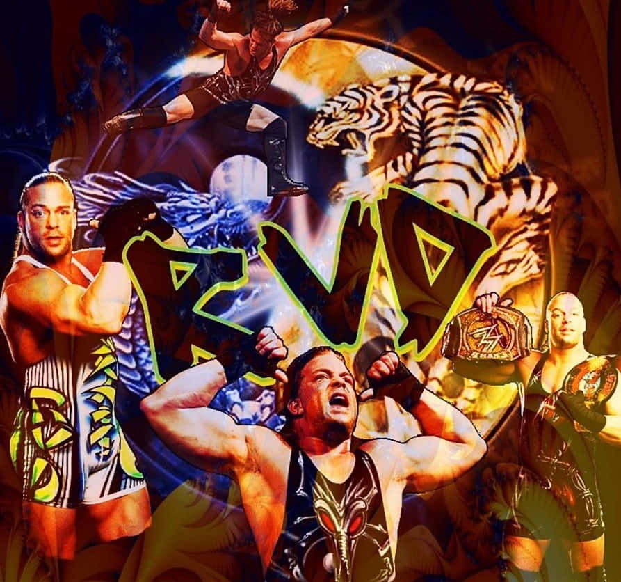 Rob Van Dam Digital Graphic Art Background