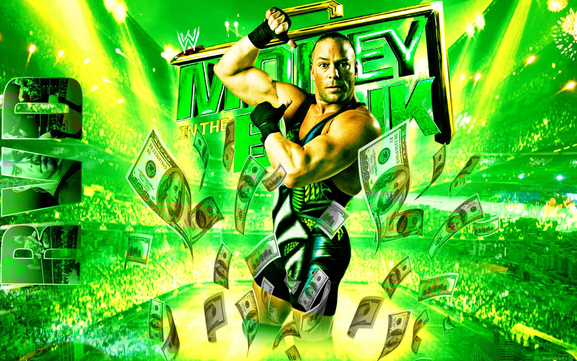 Rob Van Dam Money In The Bank Poster Background