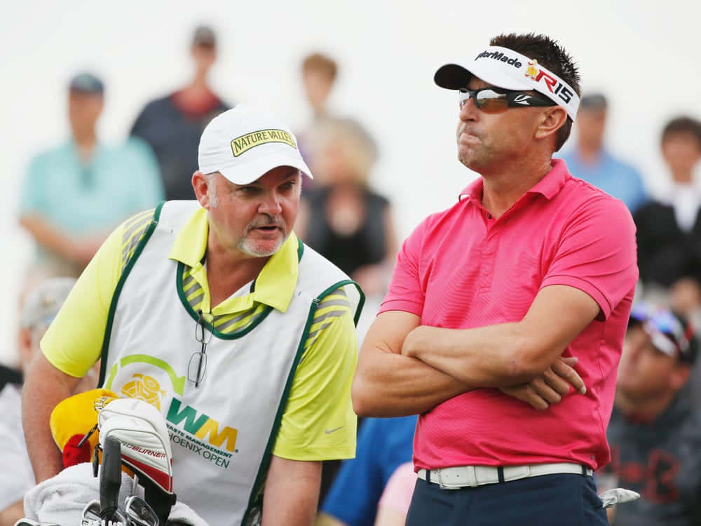 Robert Allenby In Pink Background