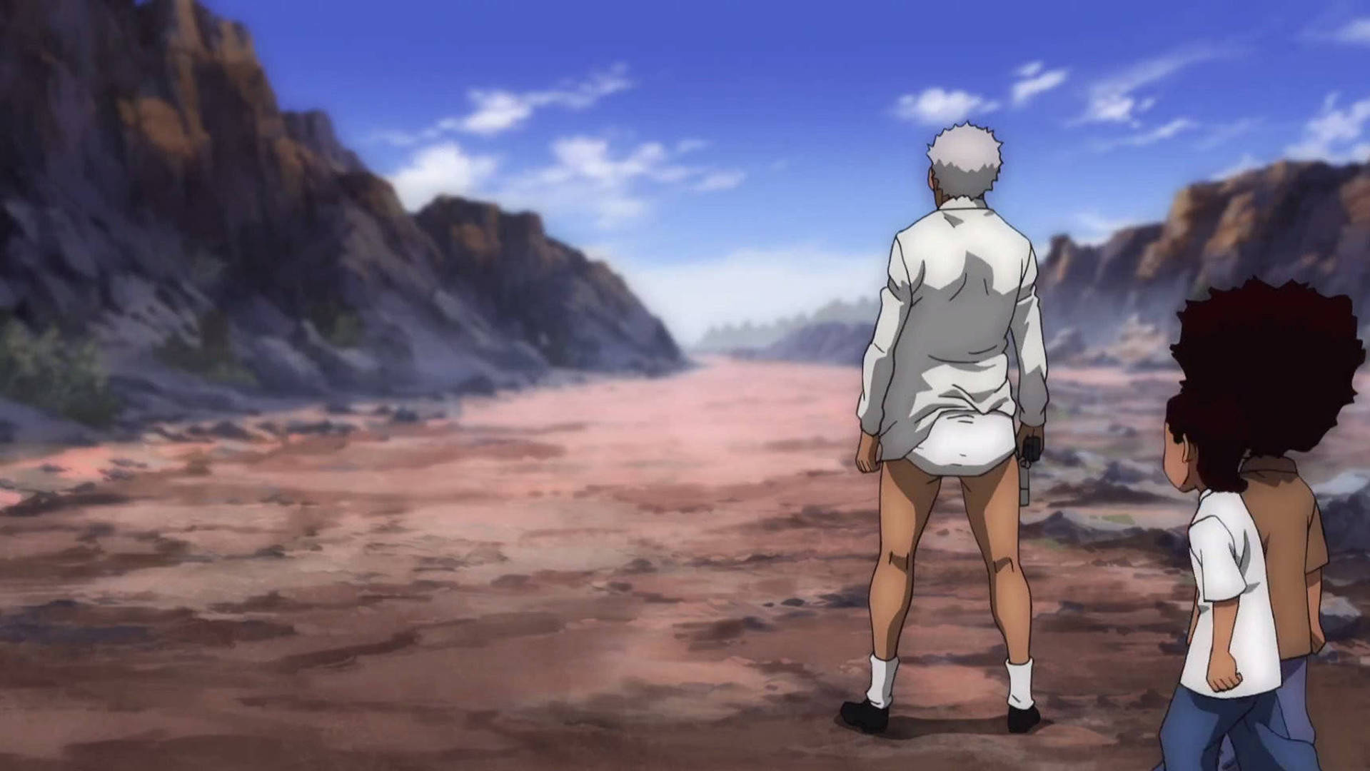 Robert Back-view Boondocks Hd Background