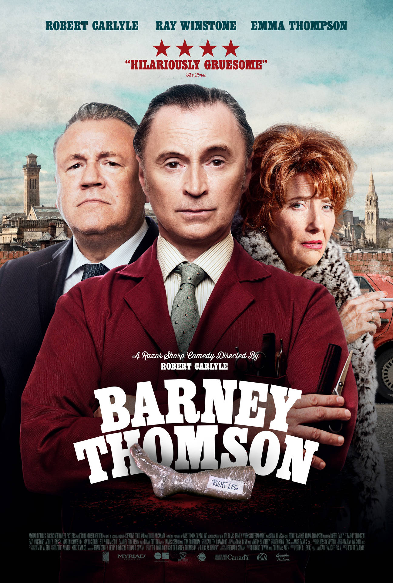 Robert Carlyle Barney Thomson Poster Background