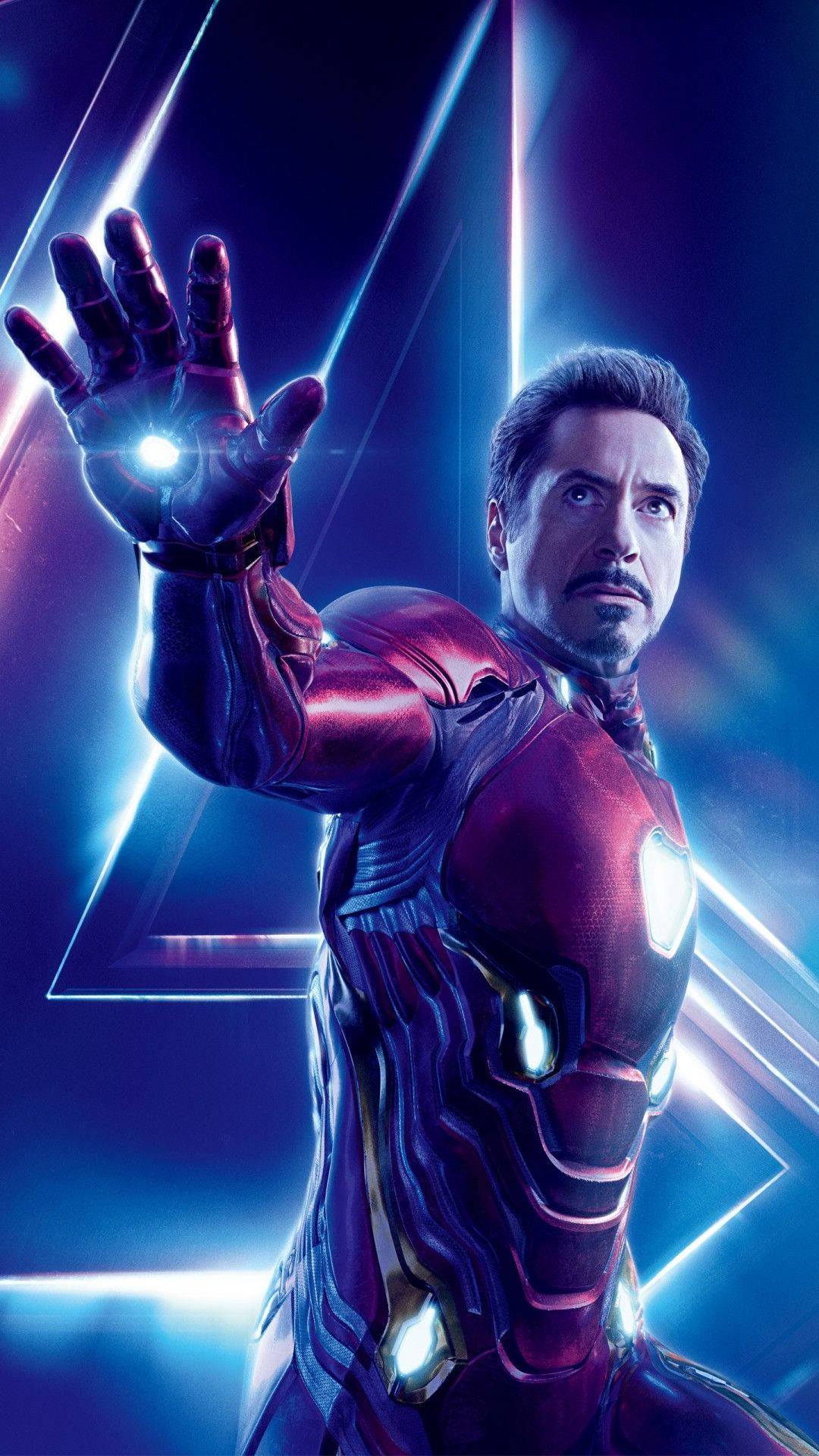 Robert Downey Jr Suit Iron Man Phone Background