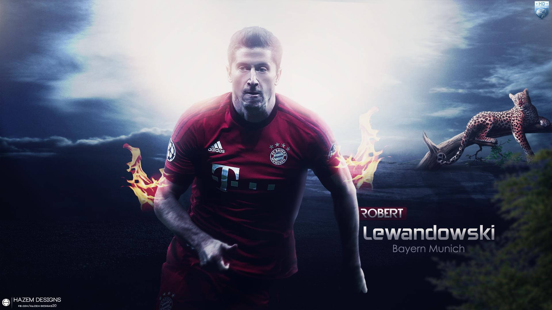 Robert Lewandowski Bayern Munich Cheetah Background