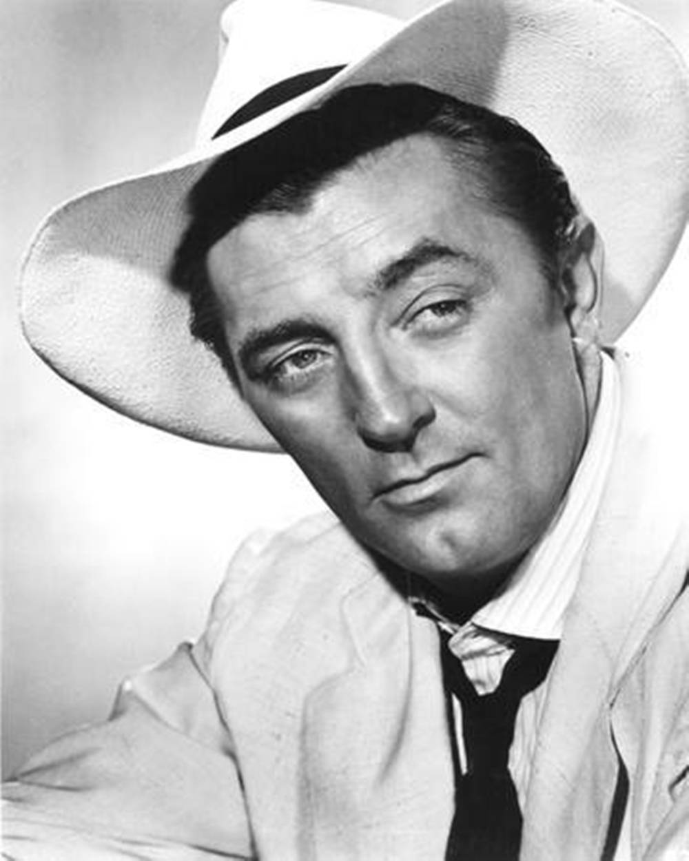 Robert Mitchum Black And White Cowboy