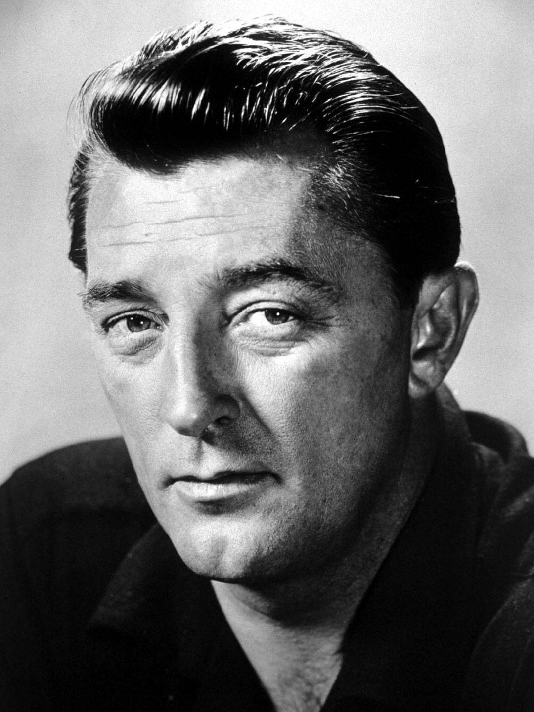 Robert Mitchum Black And White Head Shot Background