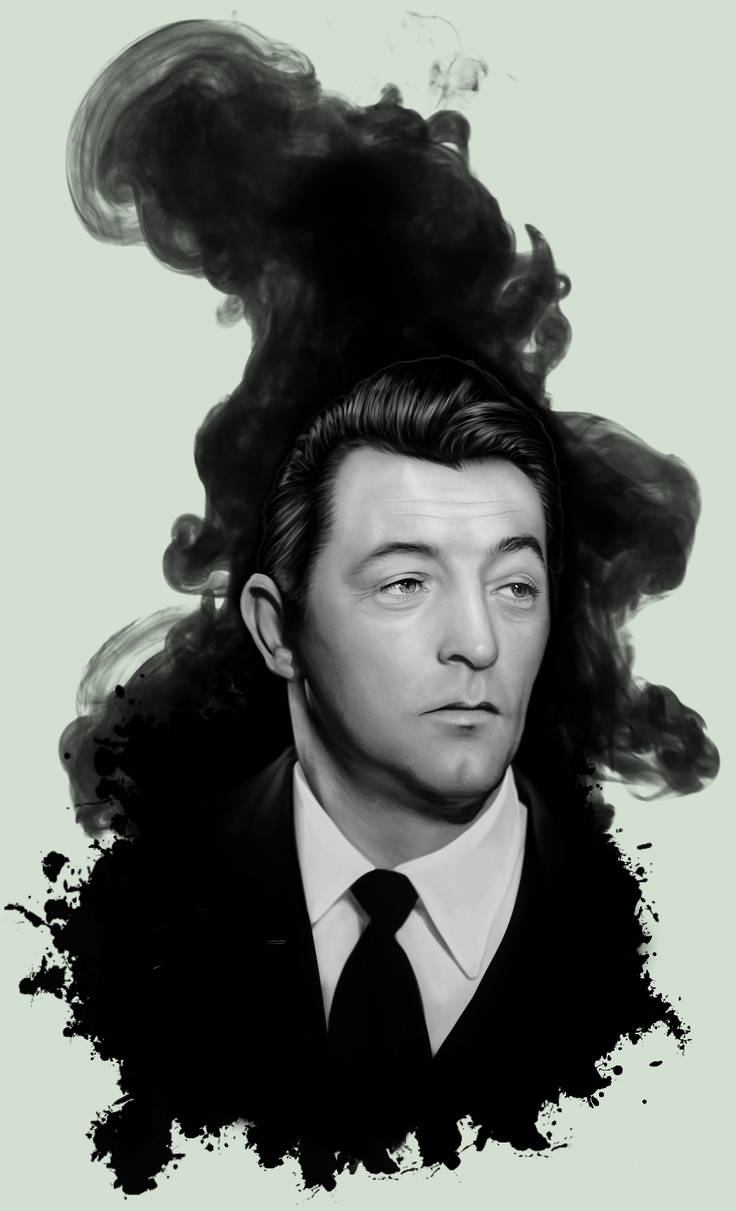 Robert Mitchum Black Smoke Edit Background