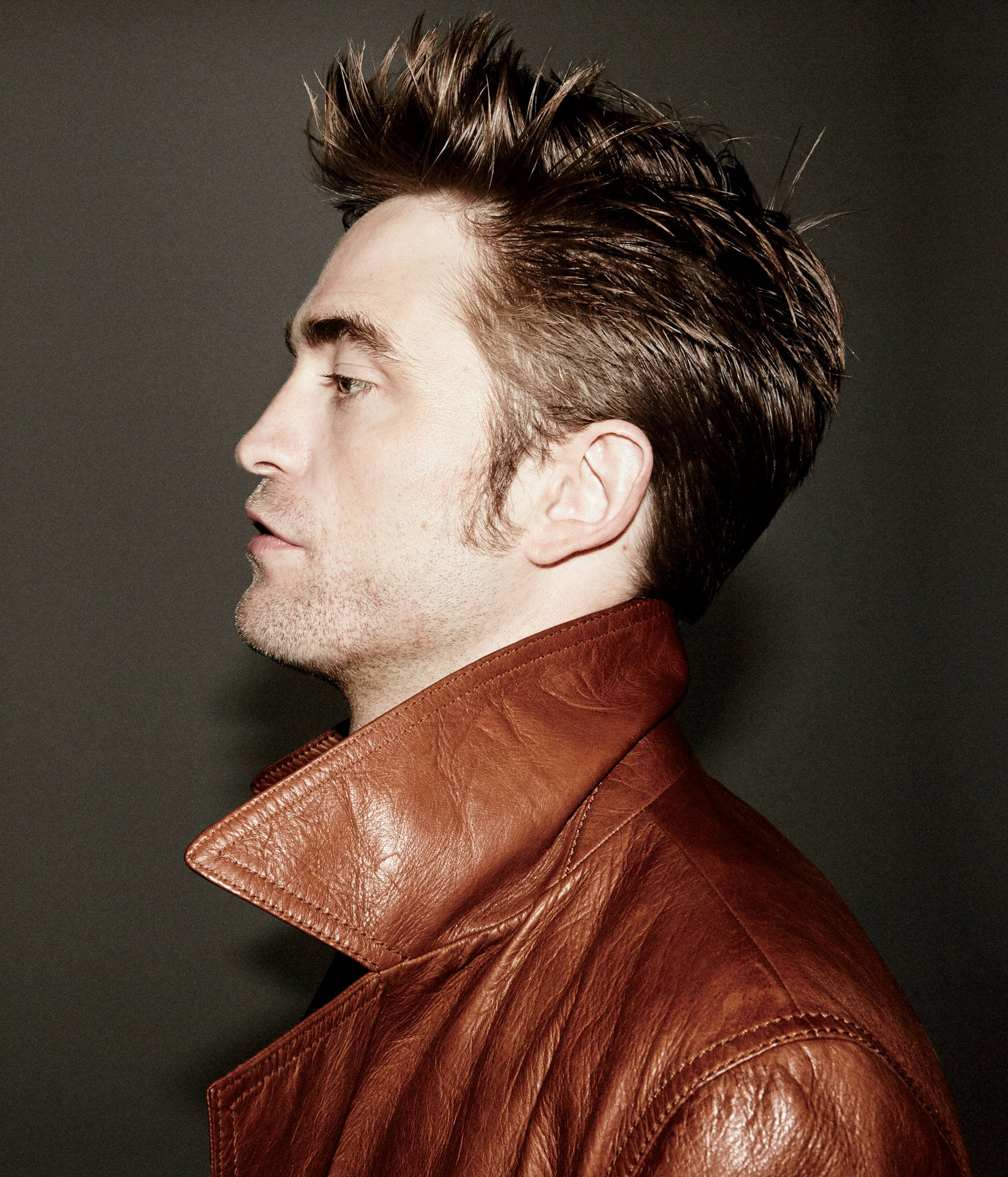 Robert Pattinson Side Profile Background