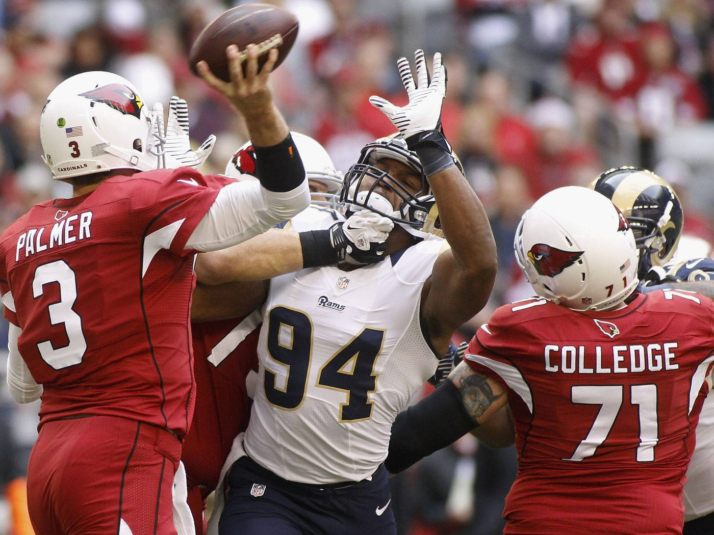 Robert Quinn Rams Versus Cardinals Background