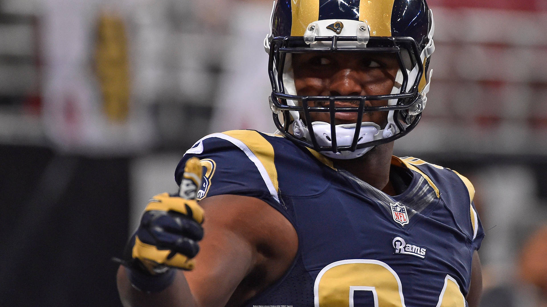 Robert Quinn Thumbs Up Background