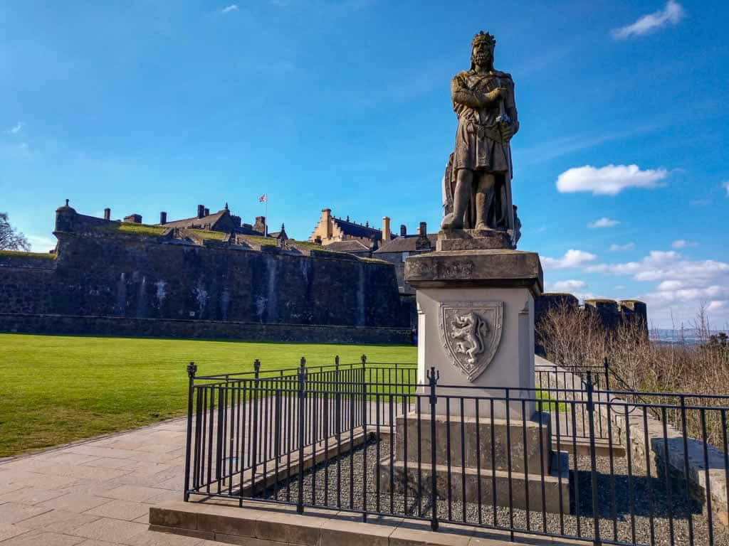 Robert The Bruce At Stirling Castle Background