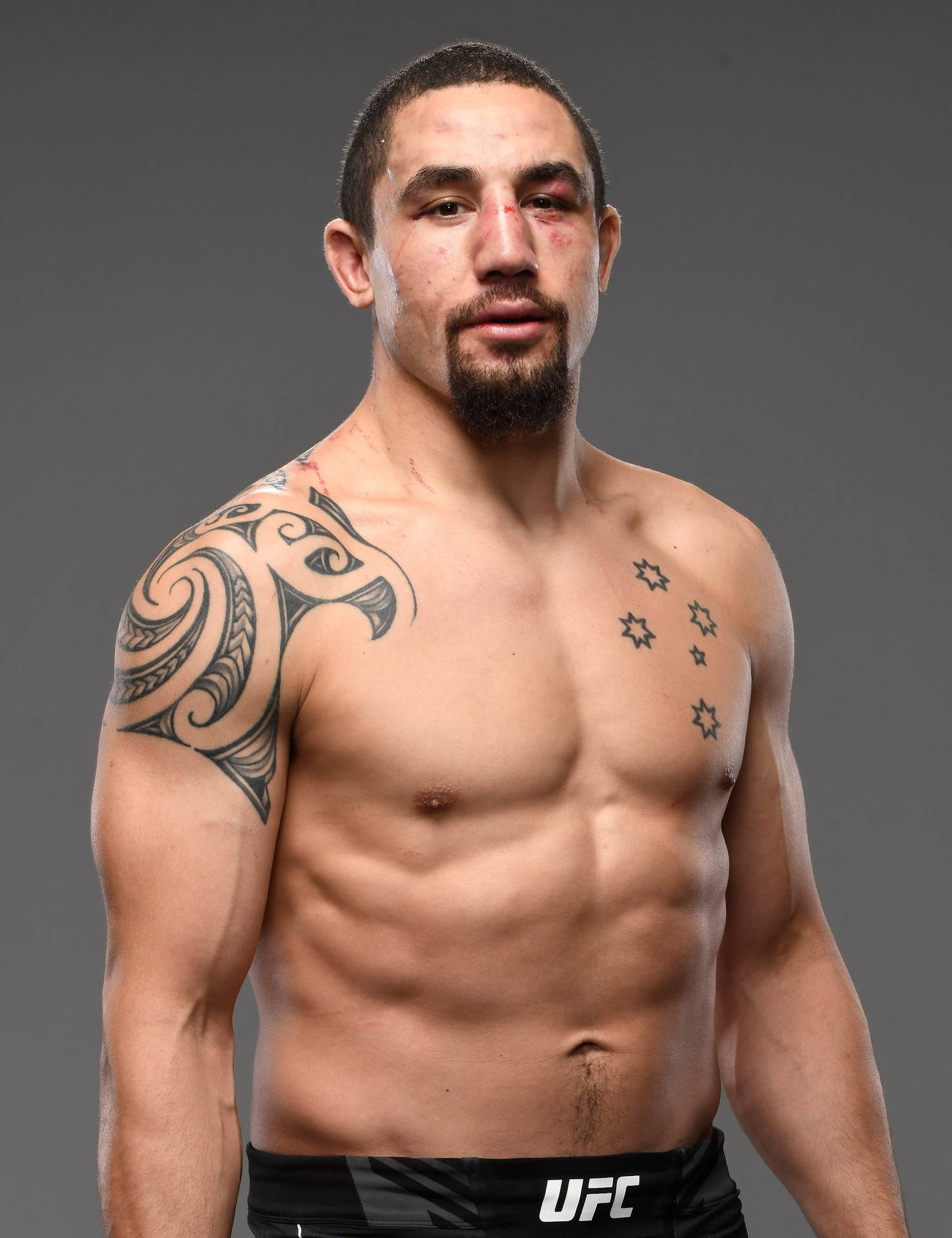 Robert Whittaker In Gray Background