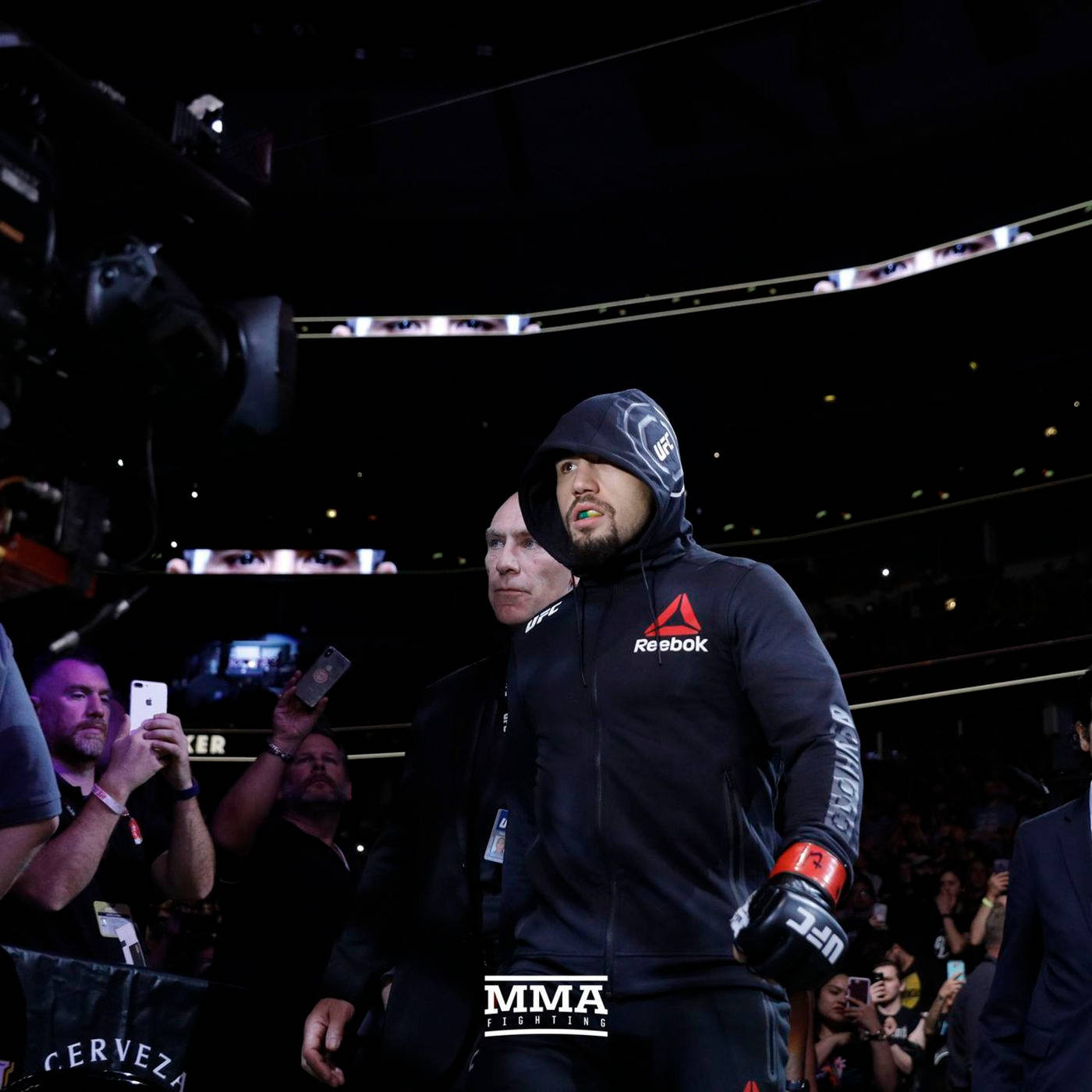 Robert Whittaker With Black Hoodie Background