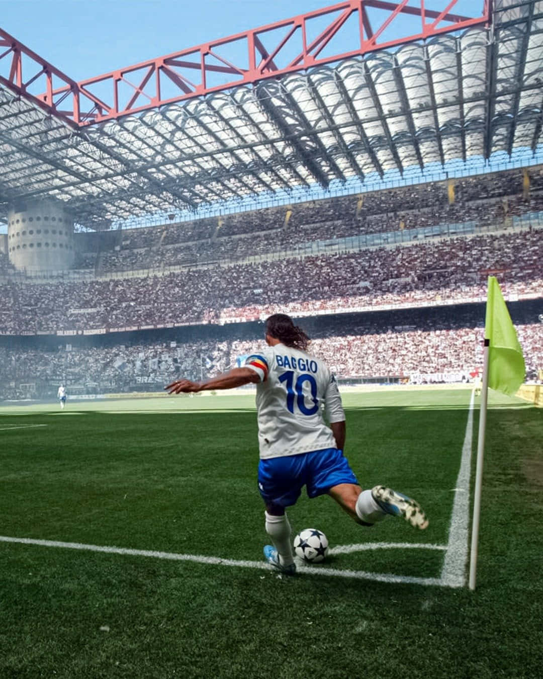 Roberto Baggio Corner Kick Background