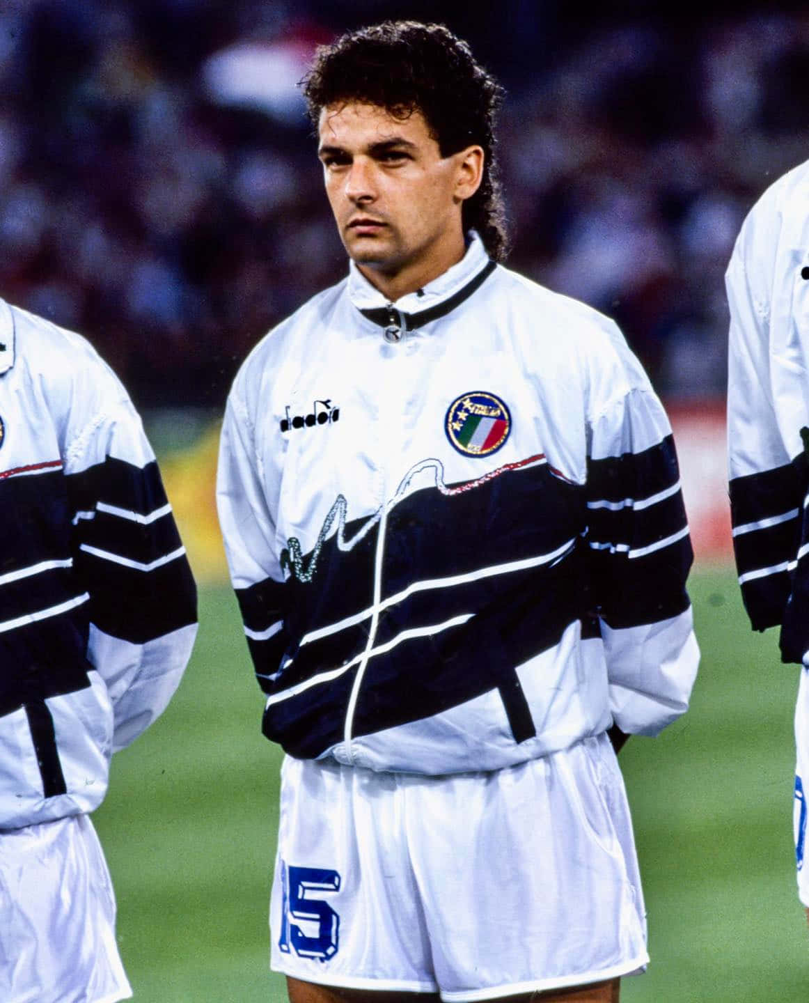 Roberto Baggio Italian Soccer Player Background