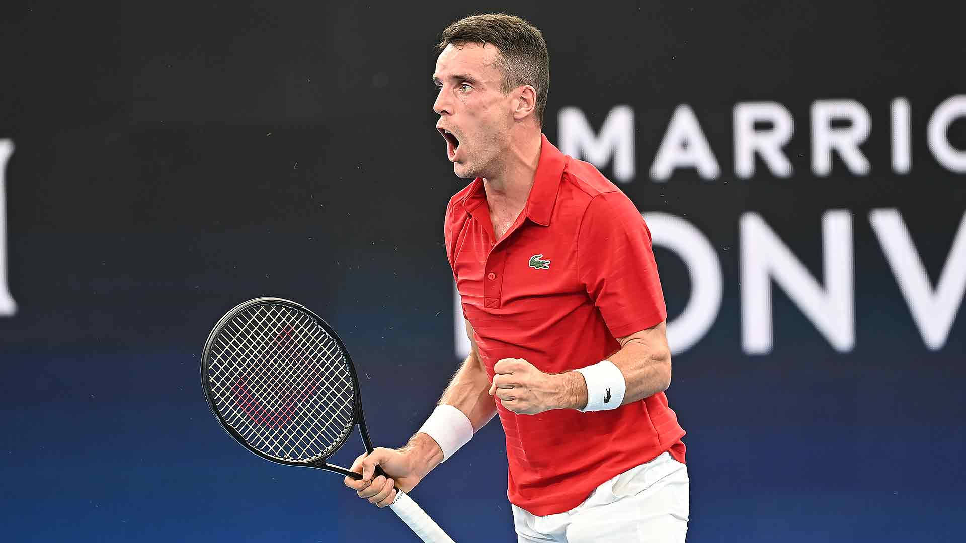 Roberto Bautista Agut Celebrating Background