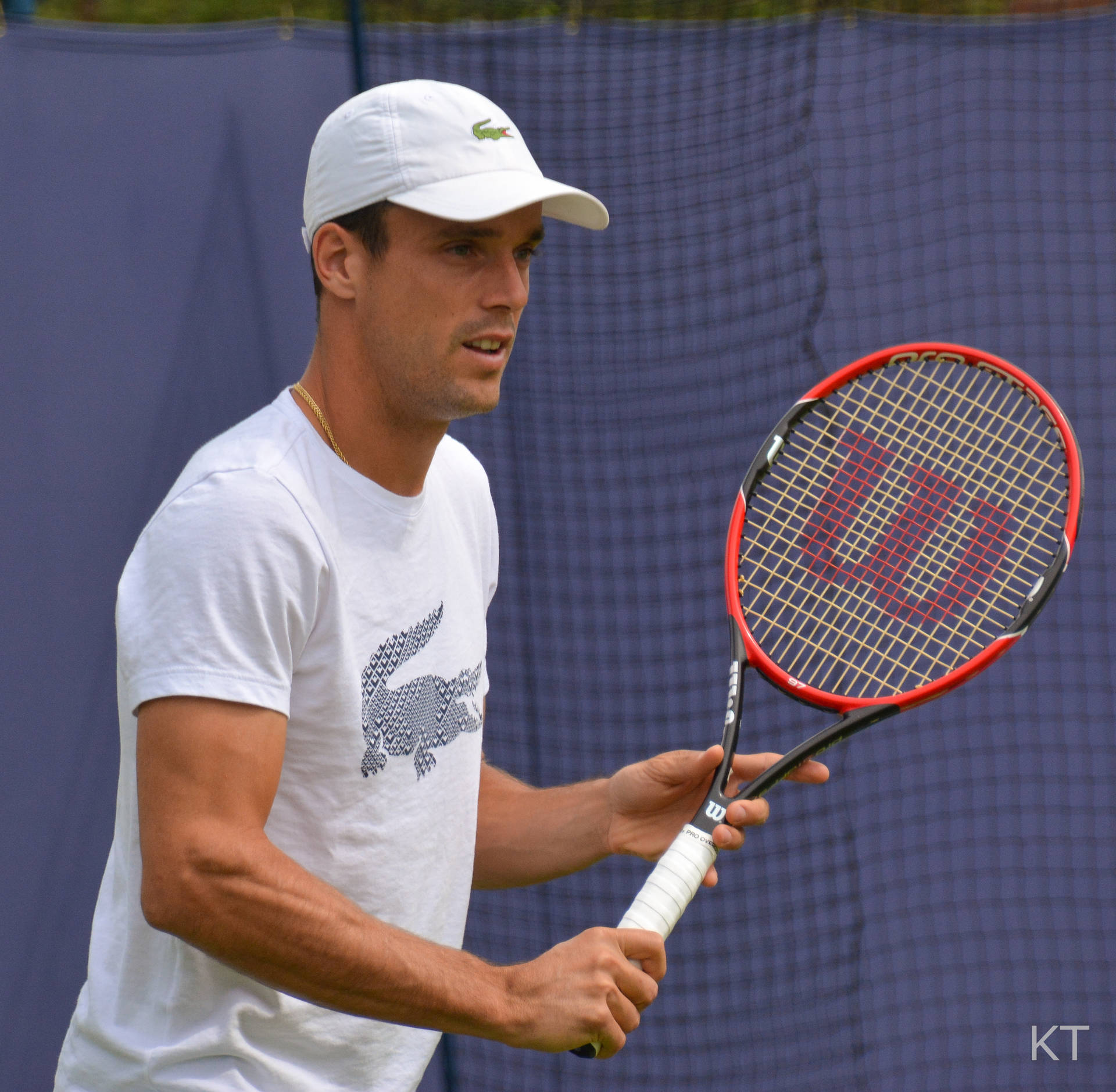 Roberto Bautista Agut Lacoste Shirt Background