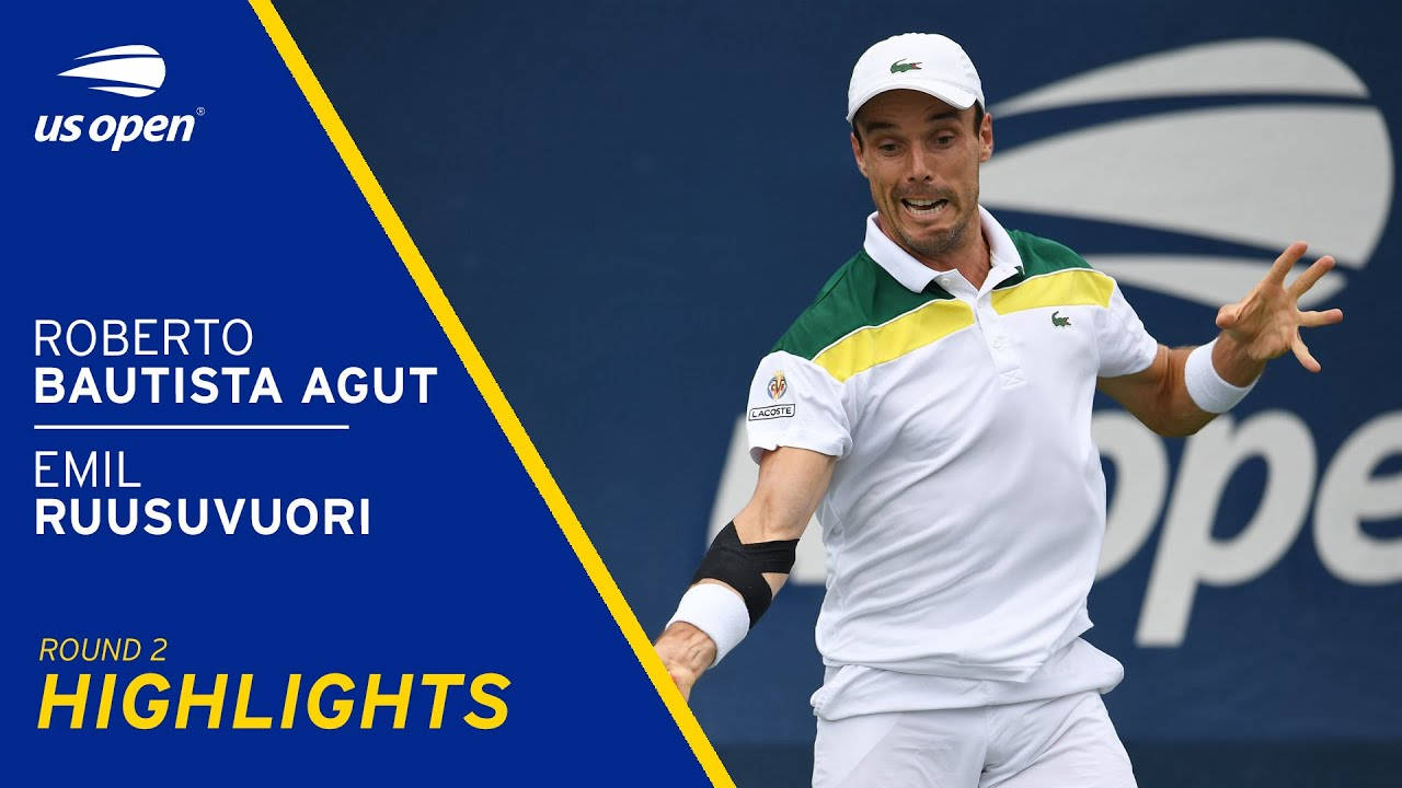 Roberto Bautista Agut Tennis Match Poster