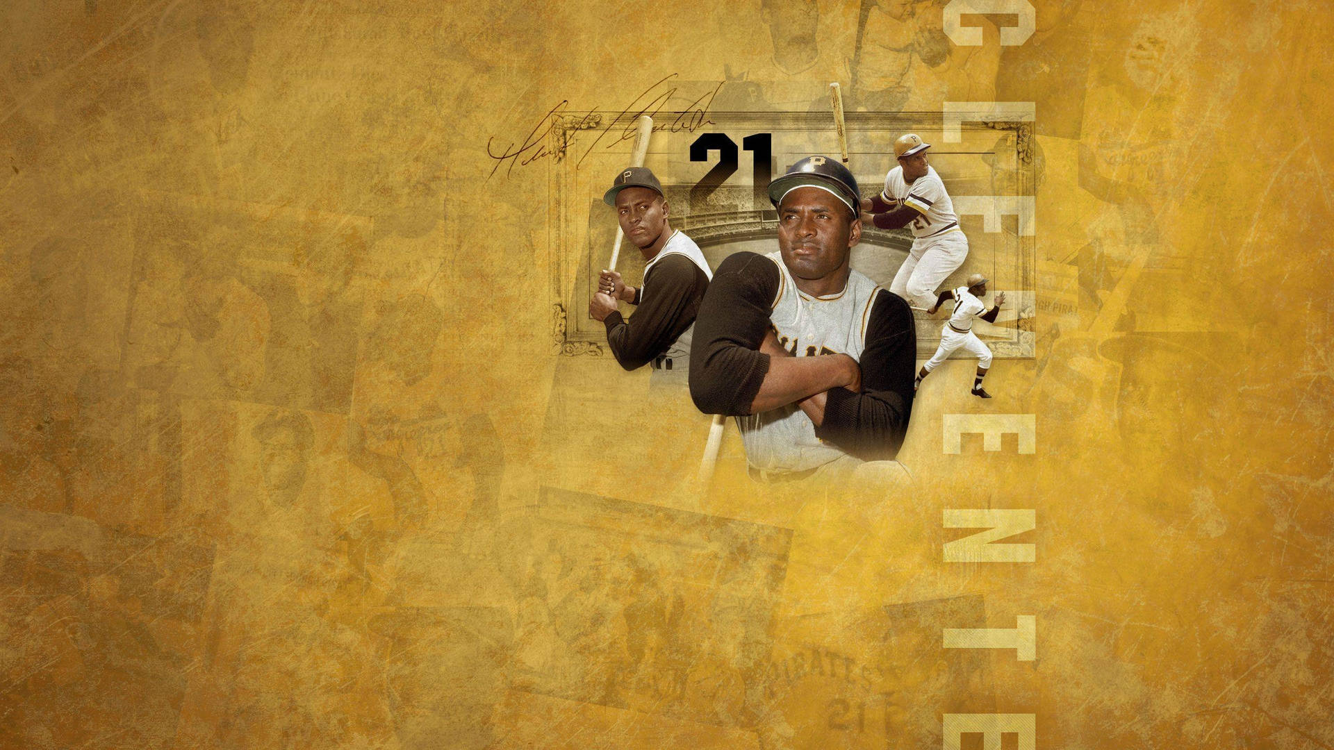 Roberto Clemente Aesthetic Poster