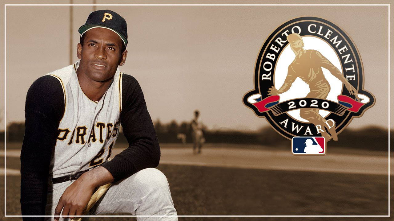 Roberto Clemente Award Poster Background