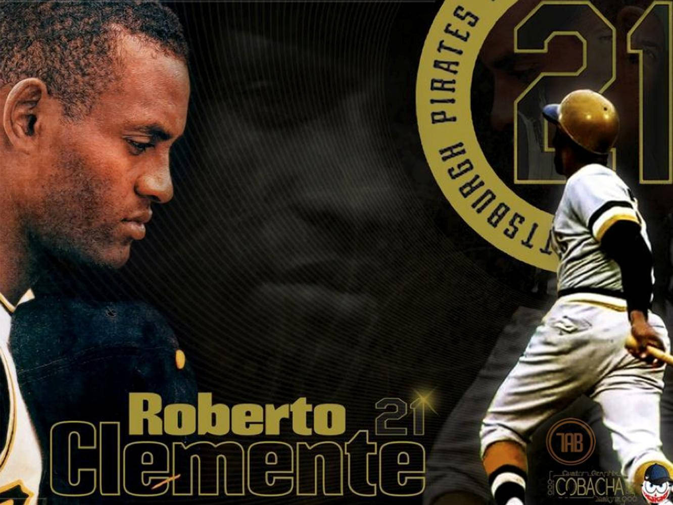 Roberto Clemente Pittsburg Pirates Player Background