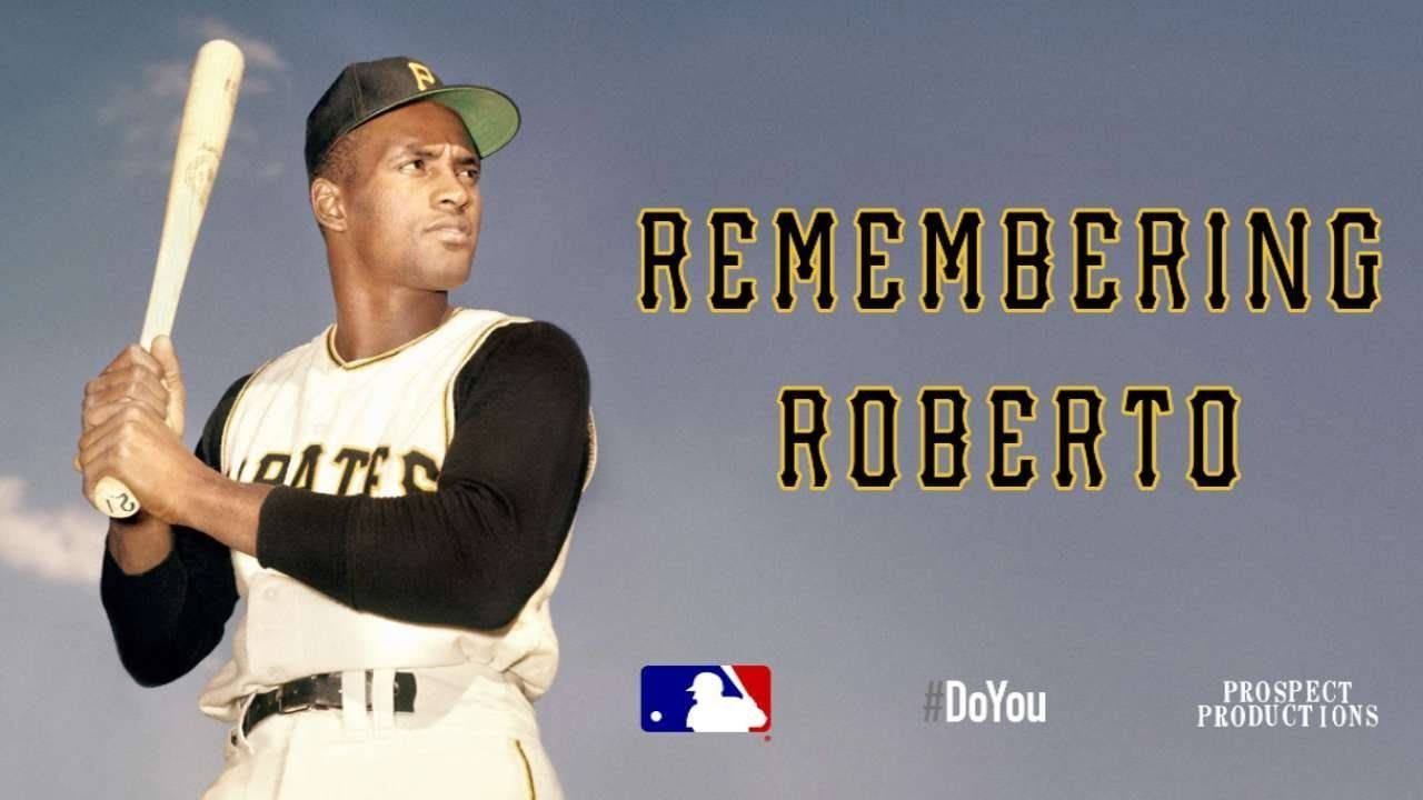 Roberto Clemente Remembrance Poster Background