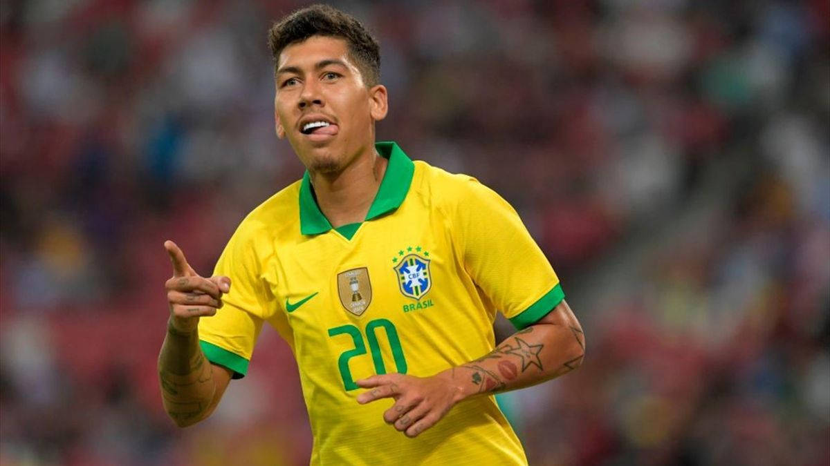 Roberto Firmino Brazil Tongue Out