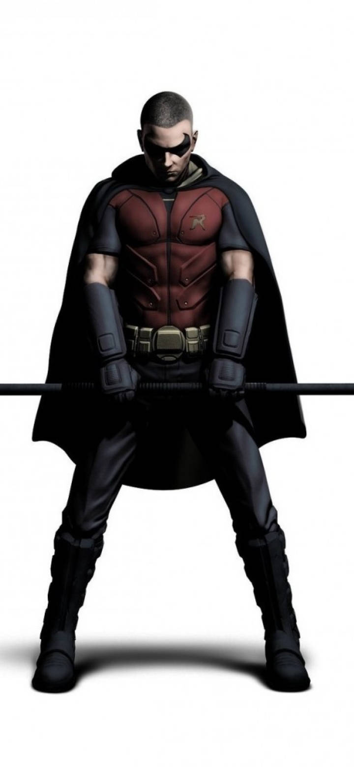 Robin From Batman Arkham City Iphone Background