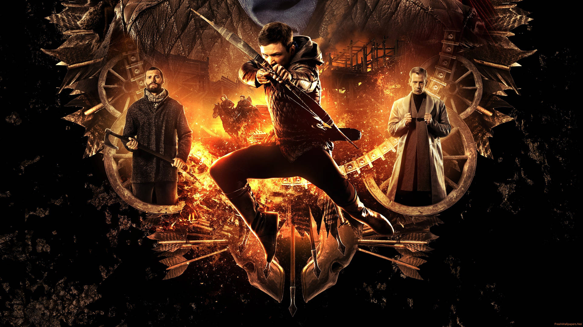 Robin Hood 2018 Promotional Poster Background