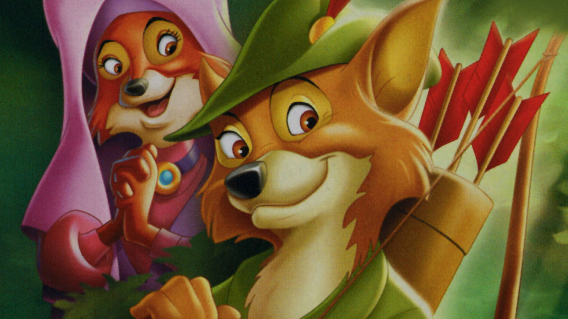 Robin Hood And Marian 1973 Disney Background