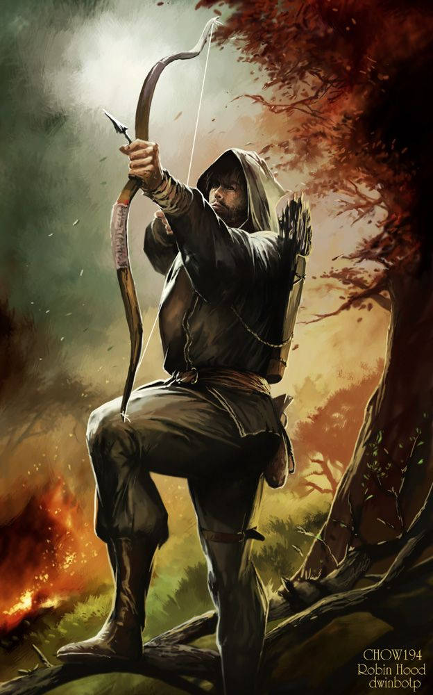 Robin Hood Classic Art Style Background