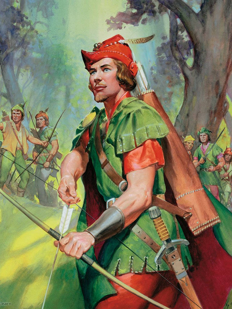 Robin Hood Classic Fantasy Painting Background
