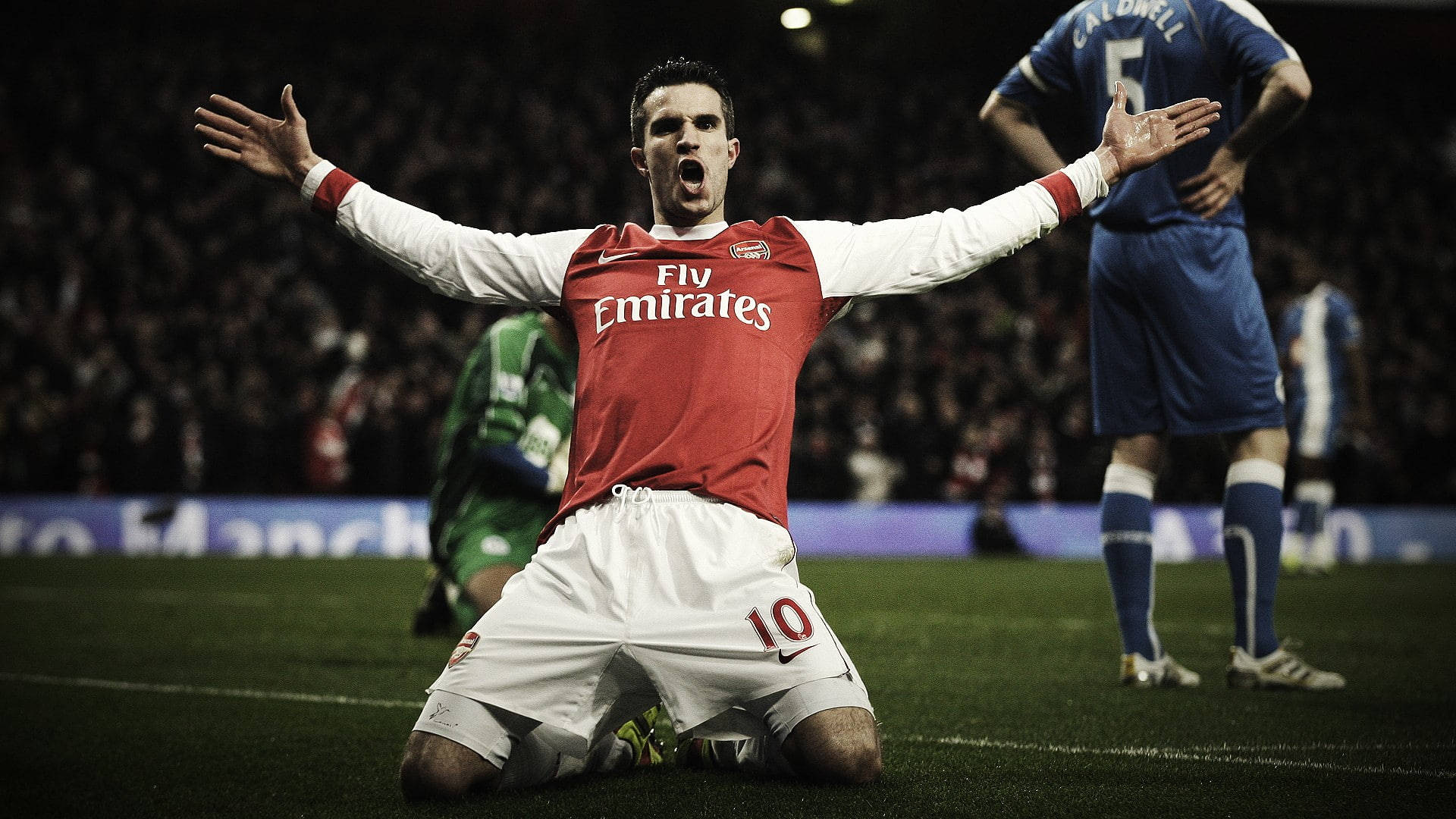 Robin Van Persie Of Arsenal Fc