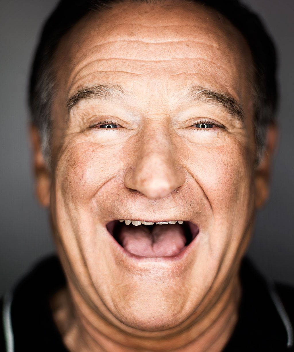 Robin William Hilarious Self Portrait Background