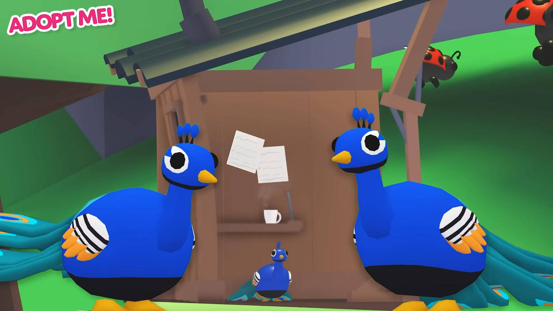 Roblox Adopt Me Peacock Family Background