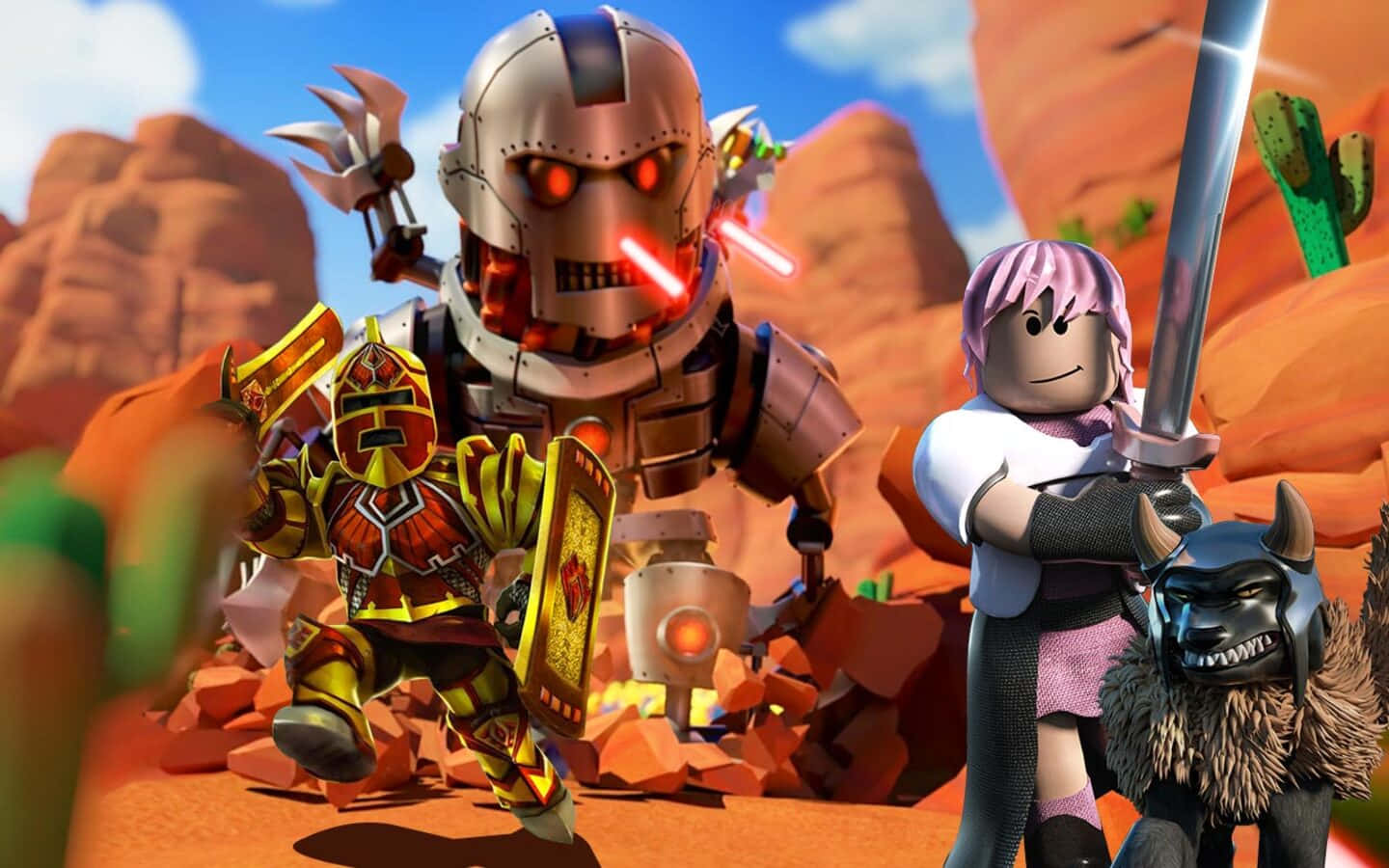 Roblox Adventurein Desert Landscape Background