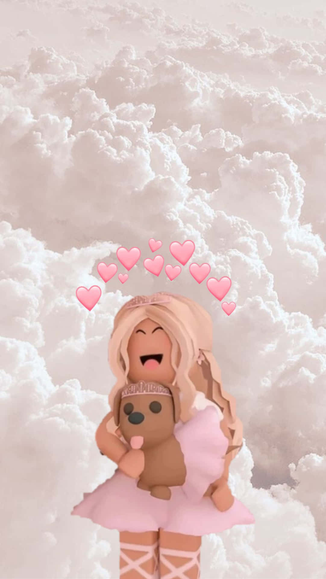 Roblox Aesthetic Girl Dog Iphone Background