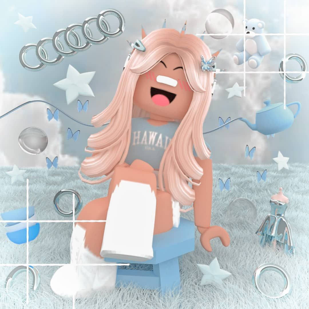 Roblox Avatar Sky Blue Background