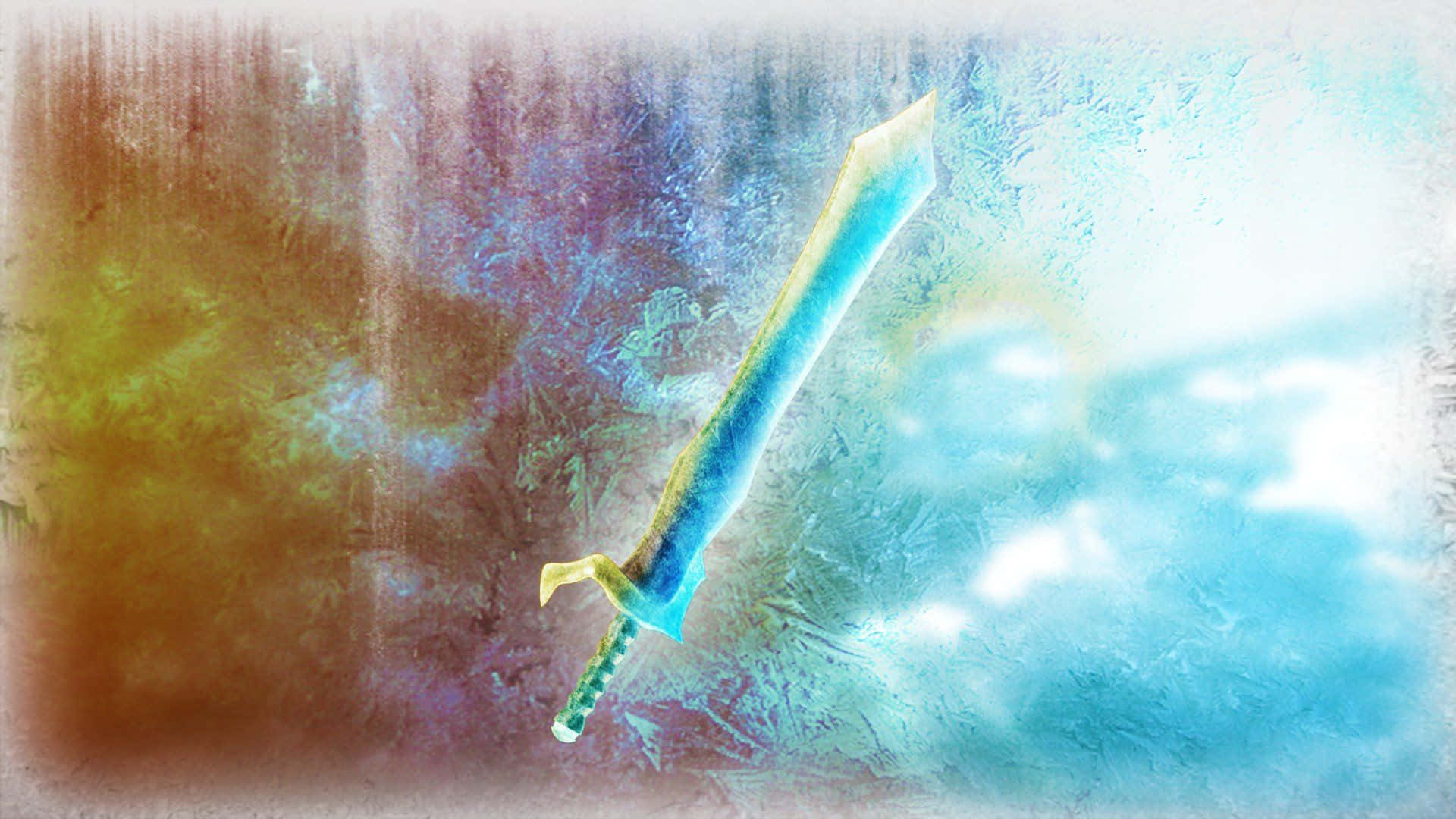 Roblox Blue Ice Sword Weapon Background