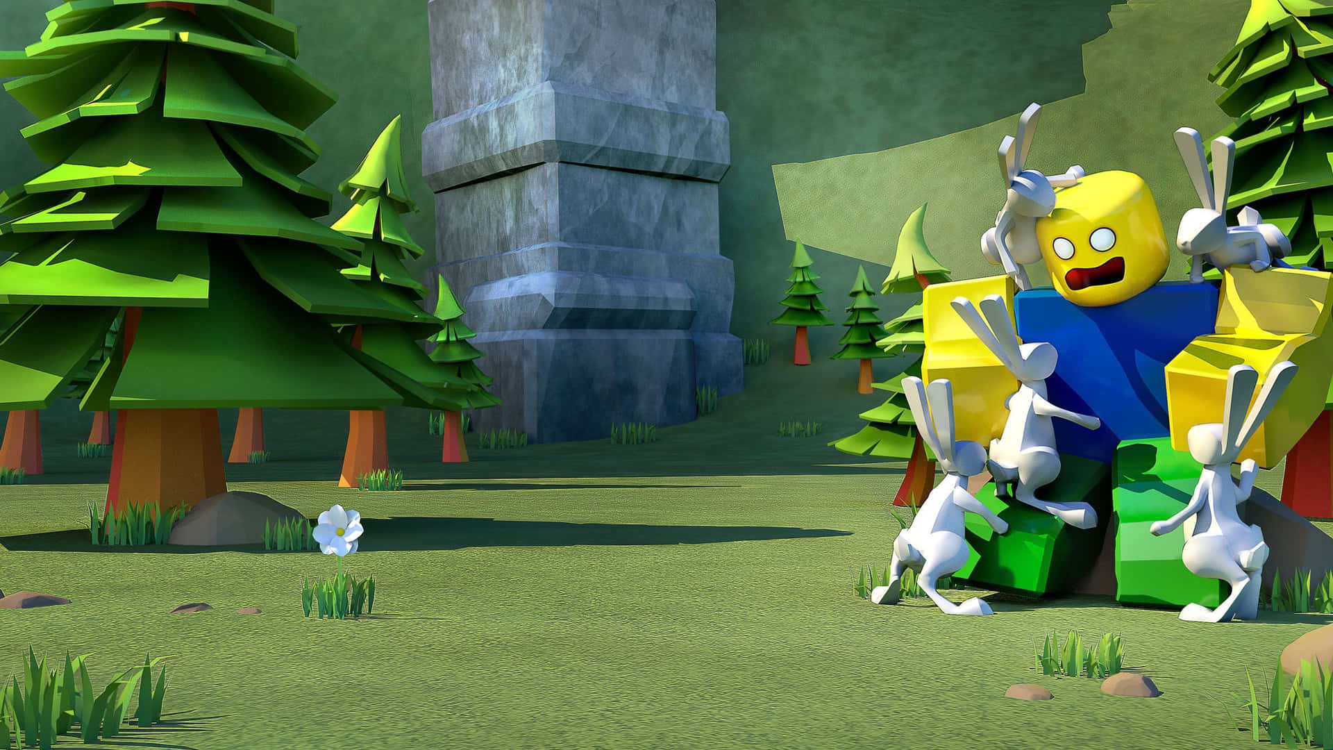 Roblox Character Forest Adventure Background