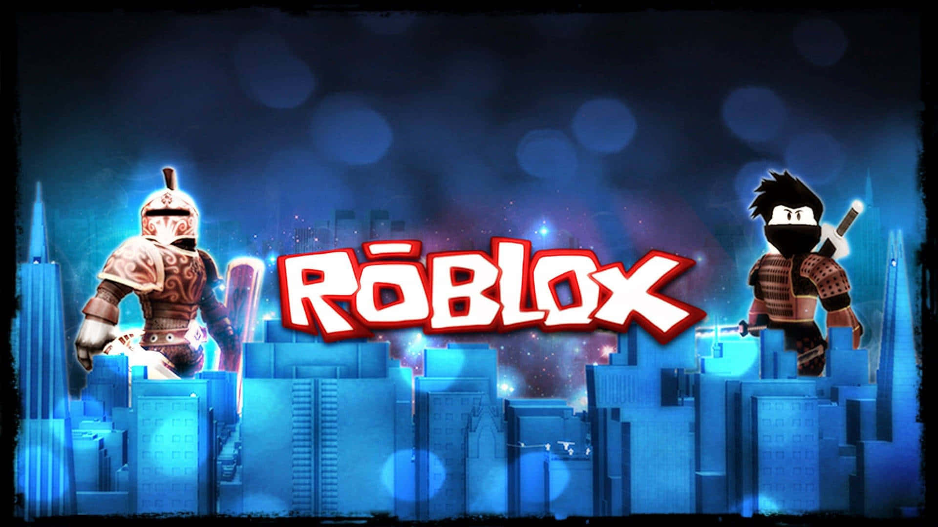 Roblox Characters Cityscape Background Background