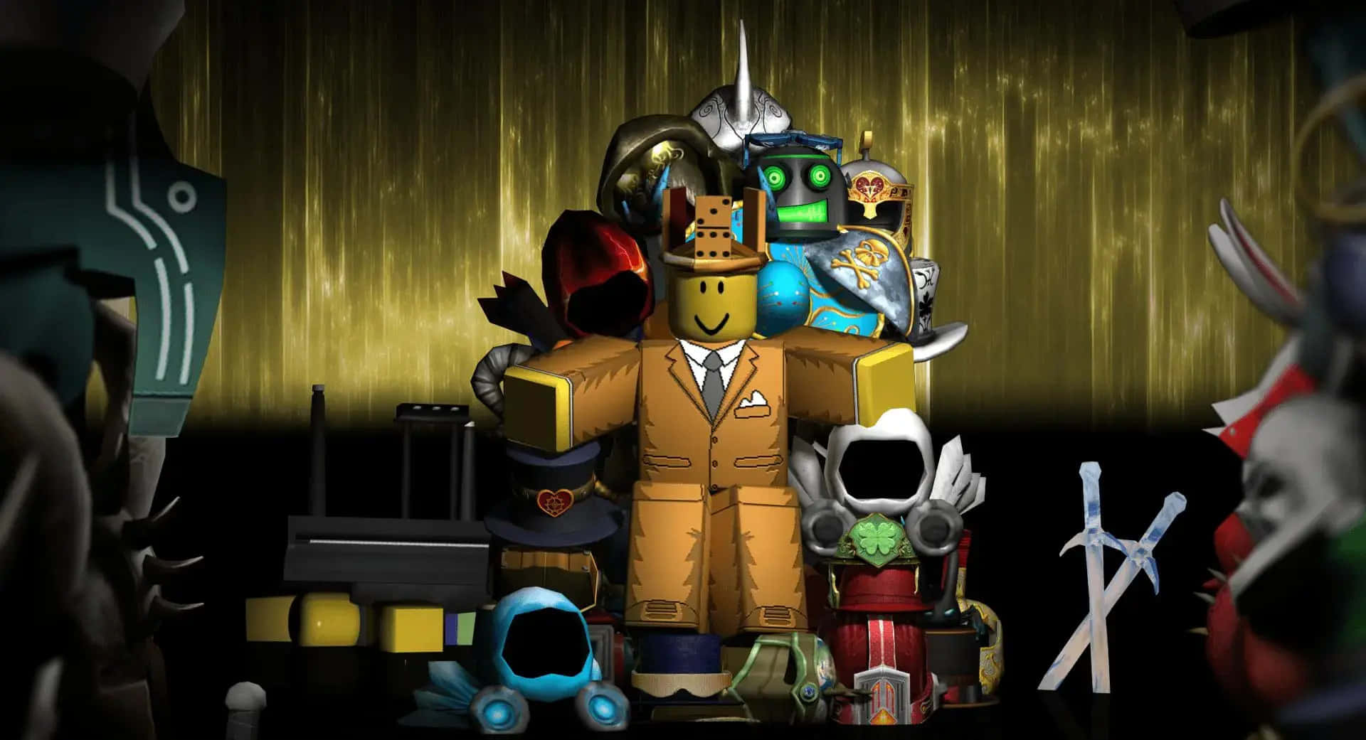 Roblox Characters Gathering Background