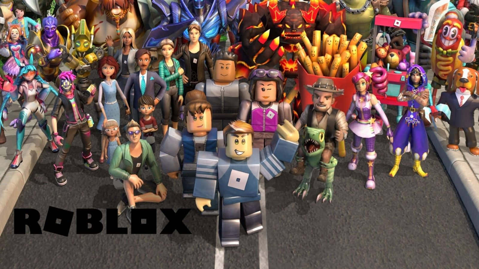 Roblox Characters Showcase Background