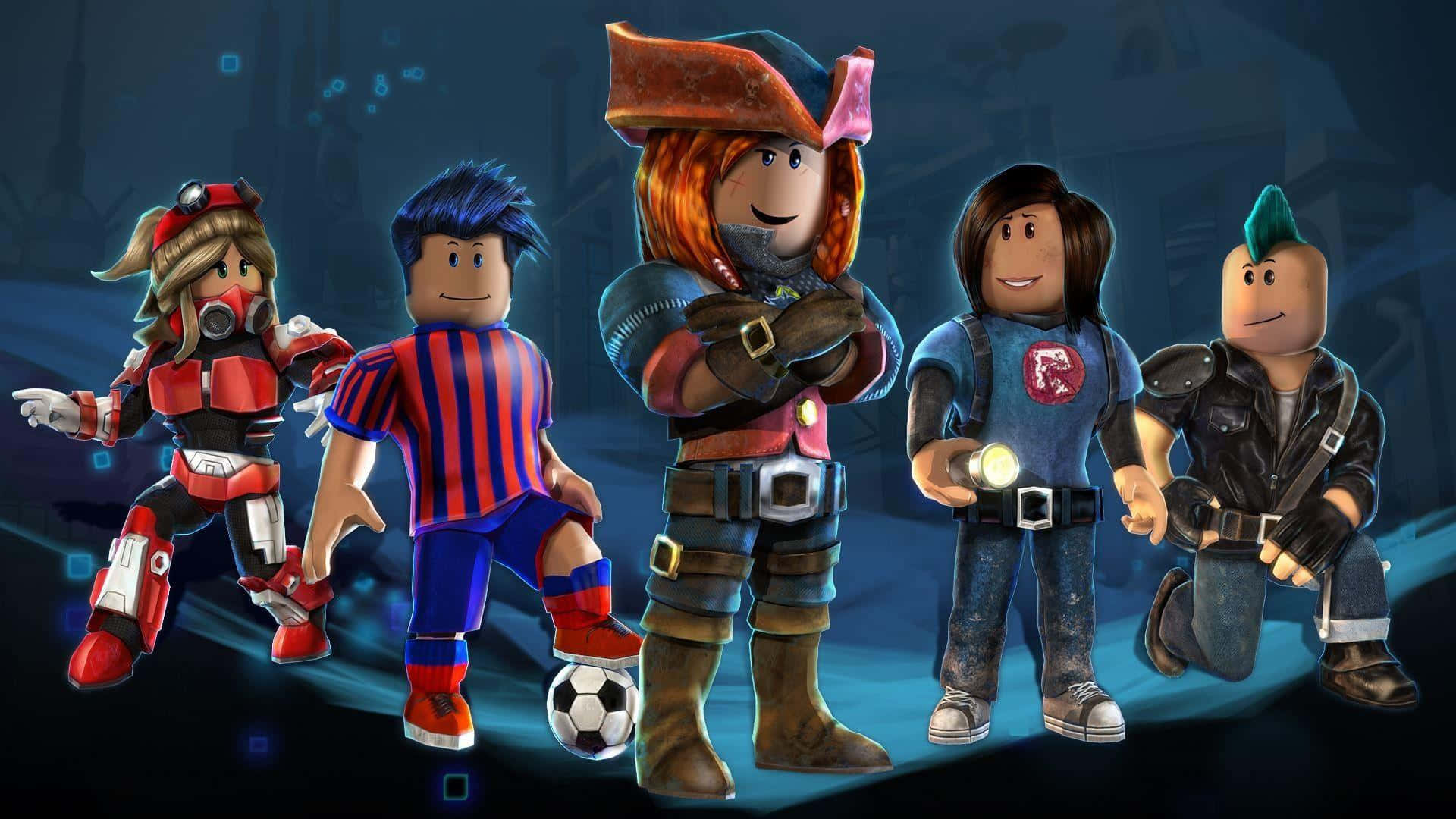 Roblox Characters Variety Background