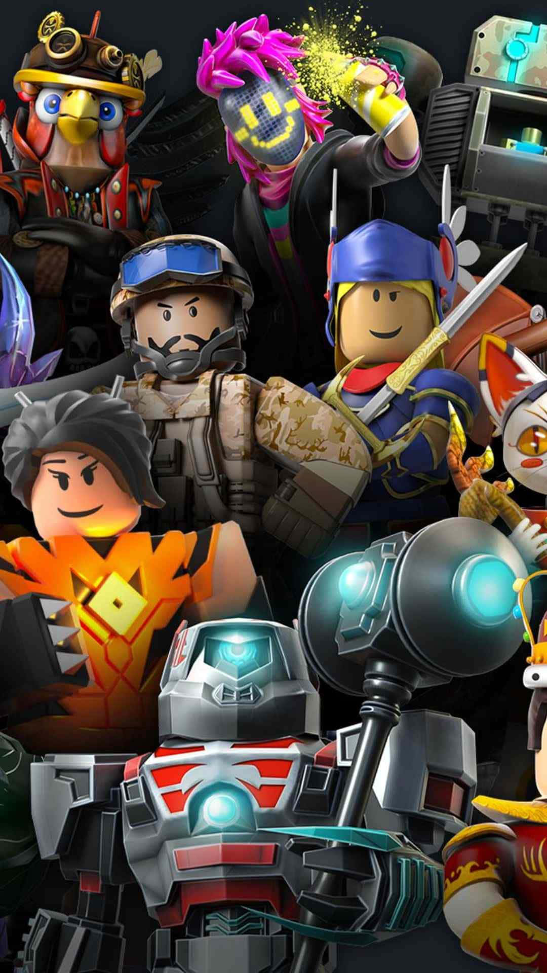 Roblox Cool Character Designs Iphone Background