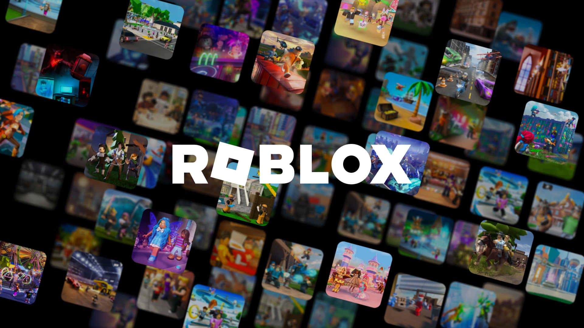 Roblox Game Collage Background