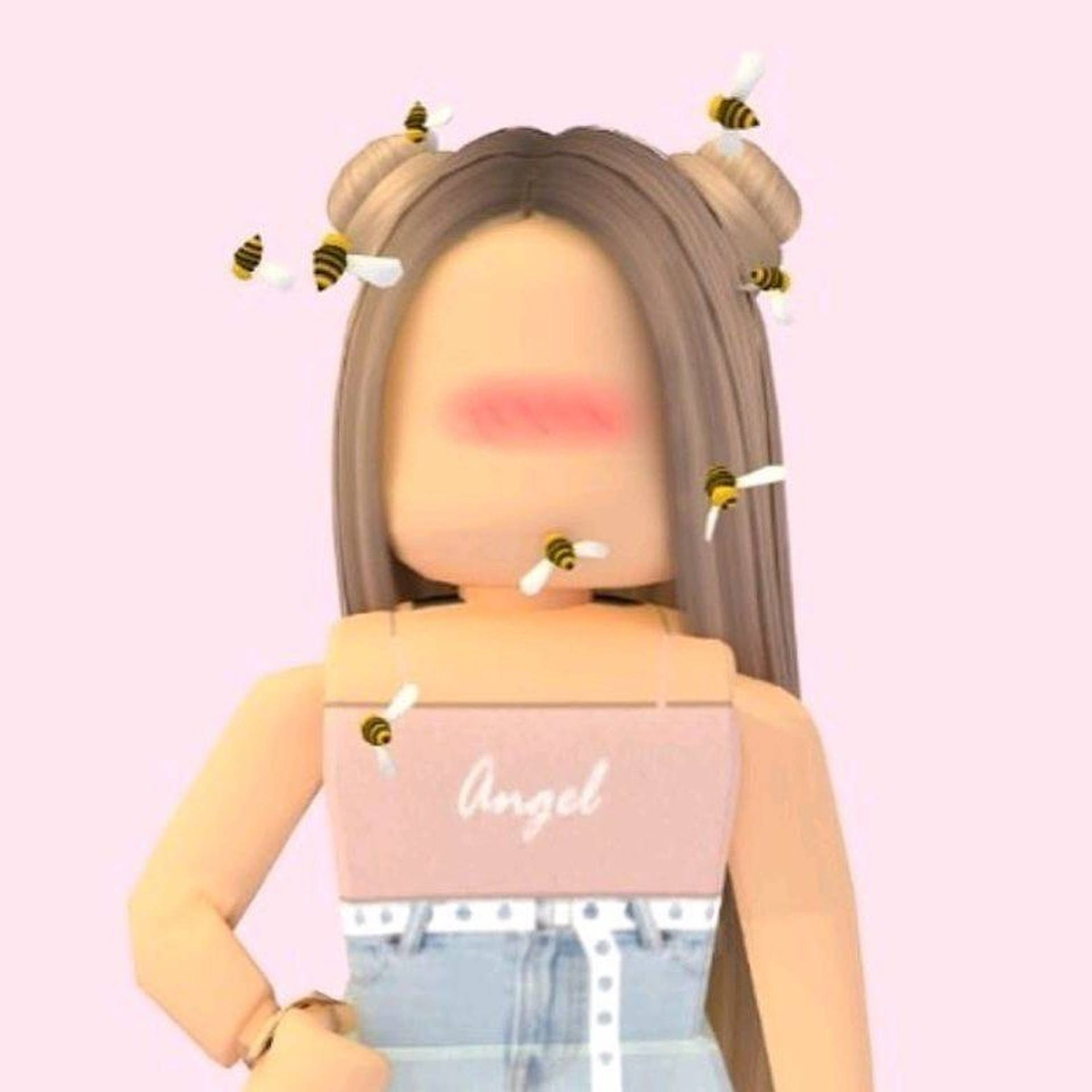 Roblox Girl With Bees Background